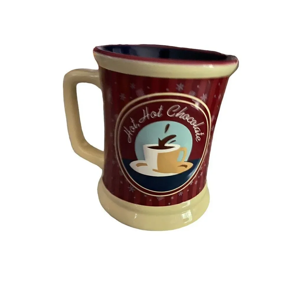 The Polar Express BELIEVE Train Ride Hot Hot Chocolate Warner Bros Cup Mug